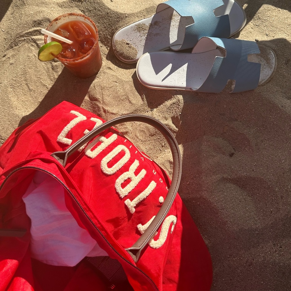 St tropez beach bag.